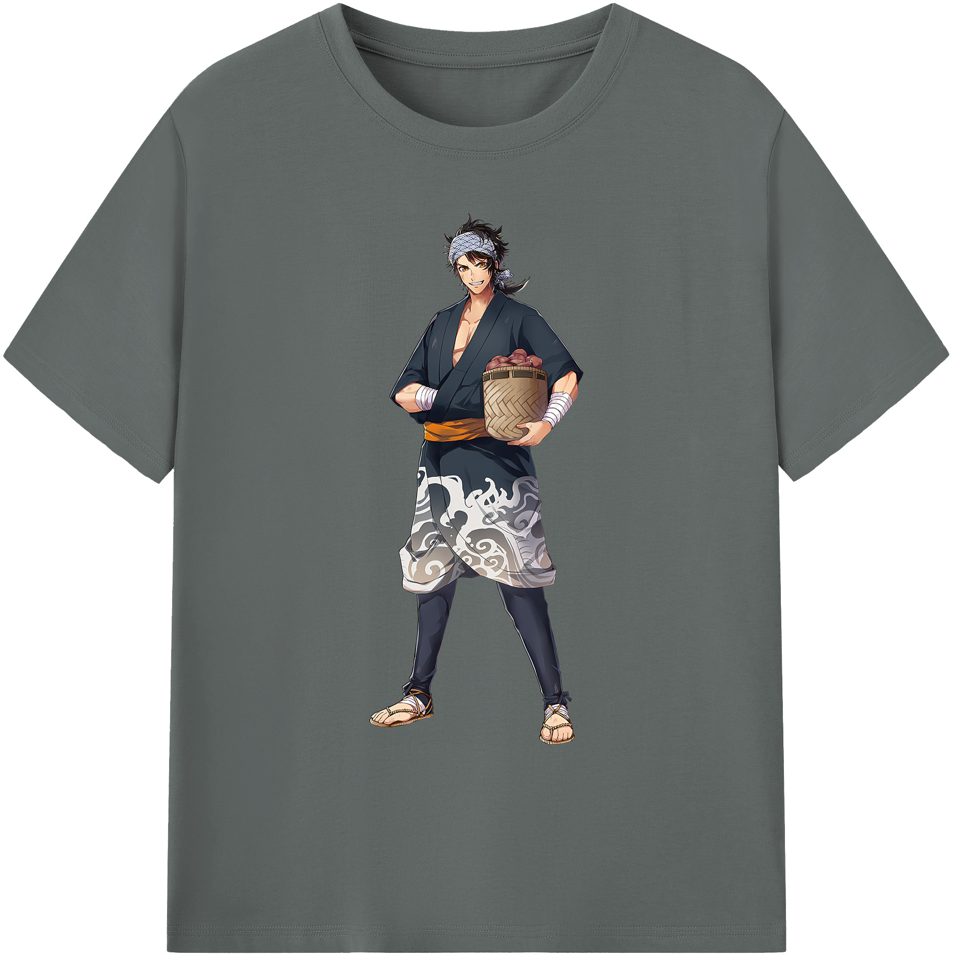 （画像用） 刀剣乱舞 Touken Ranbu 綿100％ メンズ半袖Tシャツ｜肌触りやわらか＆通気性